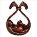 Bali Hand Wood Carving - Hanging Pekong Buddha Sculpture