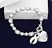 White Ribbon Bracelet-Where There Is Love (Retail)