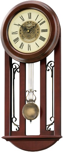 Seiko Wall Pendulum Clock Dark Brown Case Westminster/Whittington Chime
