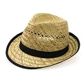 COL-2 - Strohhut Sonnenhut Sommerhut Strandhut Damenhut Herrenhut Fedora Trilby Hut H�te schwarz oliv navy hellgr�n dunkelblau