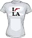 I Gun LA Los Angeles Funny Women's Babydoll tee Shirt in 4 Colors Small thru XL