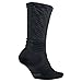 Nike Mens KD Hyper Elite Crew Basketball Socks (8-12 D(M) US, Black)