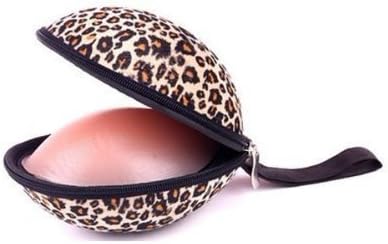 Ihomesport Portable Protect Softleaves Bra Case Breast Forms Travel Bras Organizer Underwear Bag (Leopard) by sold by ihomesport