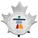 2010 Winter Olympics Silver Leaf Collectible Pin