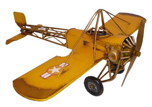 Antique Toy Replica Metal Single-Seat Model Plane