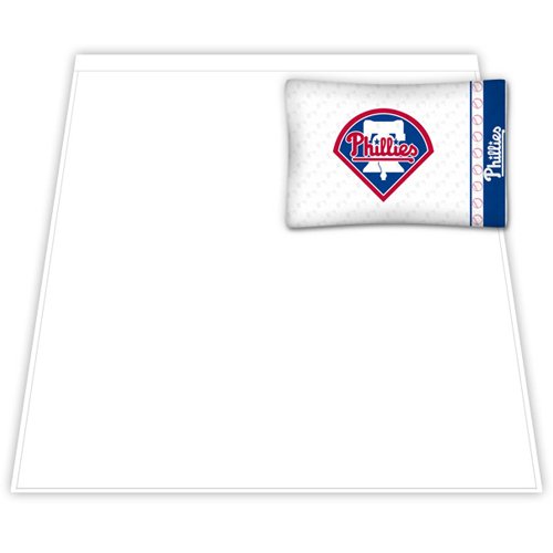 MLB Philadelphia Phillies Micro Fiber Sheet Set (Twin)