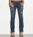 G by GUESS Naomi Low Bootcut Jeans - Dark Wash