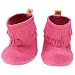 Build-A-Bear Workshop Fuchsia Fringe Boots