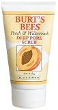Burt's Bees Deep Pore Scrub, Peach & Willowbark, 4-Ounce Tubes (Pack of 2)