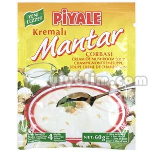 Mushroom Soup with Cream, 65g (3 packages) by Piyale