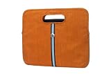Crumpler Common Rice-M Notebooktasche 33 cm (13 Zoll) pumpkin orange / ice blue