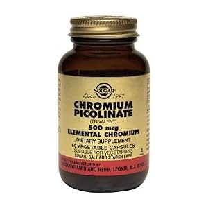 Chromium Picolinate 500mcg - 120 - Veg Cap by Solgar