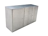 Aluminum Diamond Plate 6' Cabinet Base Storage Shop Race Car Enclosed Trailer