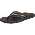 Reef Men's Leather Playa Cervesa Thong Sandal