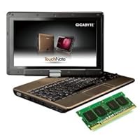 Gigabyte T1028X 10.1 inch Touch Screen Tablet PC - N280 1.66Ghz / 1366x768 / 2G SDRAM / 160GB HDD / 6 Cell / Windows 7 Starter