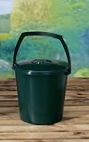 JUST GREEN GREEN KITCHEN BIN & LID