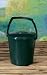 GREEN KITCHEN BIN & LID