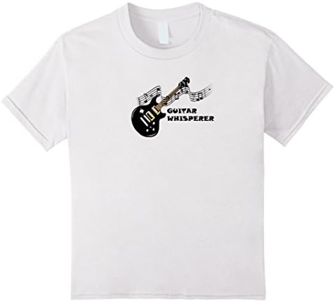 Guitar Whisperer T-shirt Guitar Music Notes T-shirt - Kids 8 - White