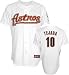Miguel Tejada Jersey: Adult 2010 Majestic Home White Replica #10 Houston Astros Jersey - Small