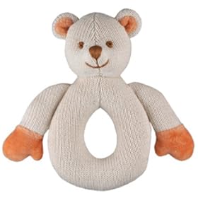 Miyim Simply Organic Knit Rattle Teether, 0-3 Months
