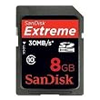 SanDisk 8GB Extreme SDHC Class 10 High Performance Memory Card (SDSDX3-008G-P31)