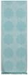 Hand Woven Elegant Jacquard 100% Cotton Blue and White Snowflake Table Runners 12x72 Inches Set of 2