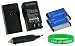 Young Micro (2-Pack) CNP-40 1250mAh Li-Ion Battery and 2n1 AC DC Wall and Car Charger for Casio Exilim EX-Z750 7.2 Megapixel Digital Camera