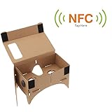 Andoer DIY Google Pappkarton Virtuelle Realität VR Handy 3D-Brille mit NFC Tag für 5,5