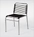 Euro Style 0-2650 Bungie-L Stacking Chrome/Black 4 Pack