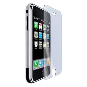 Apple Iphone PDA Premium Reusable LCD Screen Protector with Lint Cleaning Cloth