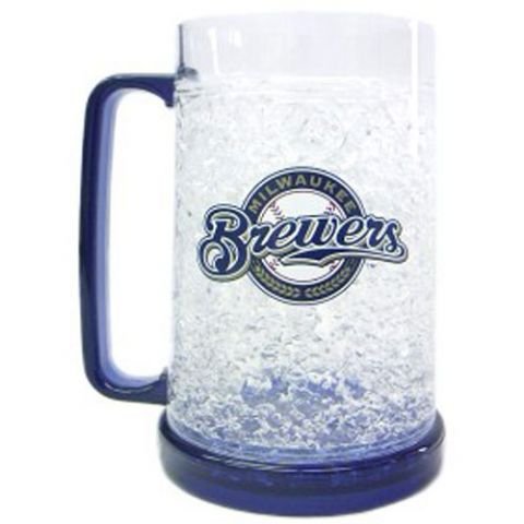 Milwaukee Brewers MLB Crystal Freezer Mug