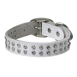 Eigenschaften Deluxe GmbH  / BlinG Hunde Halsband Strass Gr. S weiss 2,5cm 30-35 cm Halsumfang