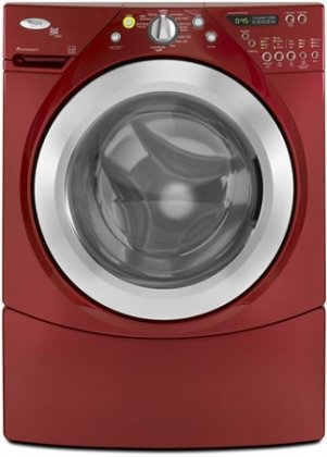 Whirlpool : WFW9550WR 4.4 cu. ft. Front Load Steam Washer - Red