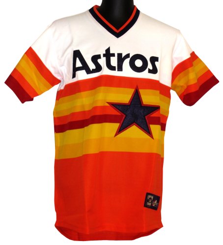 MAJESTIC ATHLETIC Sportbekleidung Cooperstown Jersey 6062401601L,  weiss-rot gelb,  L