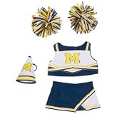 41 XGqgUyFL. SL160  Build A Bear Workshop University of Michigan Cheerleading Uniform