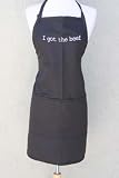 Black I Got the Beef Embroidered Apron