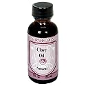 LorAnn Natural Flavoring Oils, Natural Clove Leaf Oil, 1-Ounce Bottles (Pack of 3)