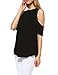 Amie Finery Flowy A Line Cold Shoulder Swing Top