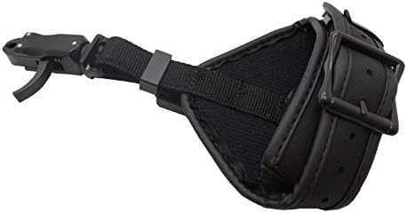 Archery Adult/Youth Black Arrow Bow Release Aid with Buckle Wrist Strap