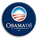 Official Barack Obama 2008 Campaign 2 1/4'' Button