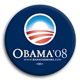 Official Obama Standard Blue Campaign Pin - Button