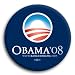 Official Obama Standard Blue Campaign Pin - Button