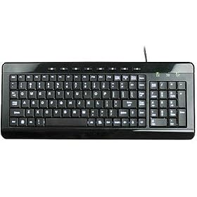 Click here to buy Anyware Computers Full Size Multimedia USB Backlit LED Lighted Keyboard w White LED's - Gentle,....
