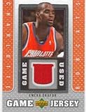 2007 Upper Deck Authentic Emeka Okafor Game-Worn Jersey Card