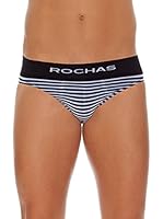 Rochas Paris Slip Sin Costuras (Gris / Negro)