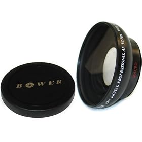 Bower 62mm 0.5x Pro Super Wide Lens AF with Macro in Black color by 