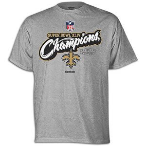 New Orleans Saints Super Bowl XLIV Champions Reebok Official Locker Room T-Shirt