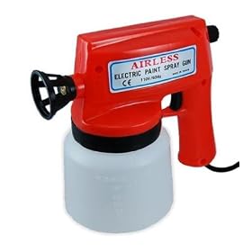 Airless Electric Spray Gun - Atomizes Paint for More Efficient Paint Application by Airless