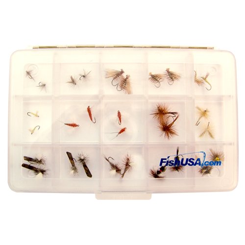 Trout Dry Fly Assortment Clear Box