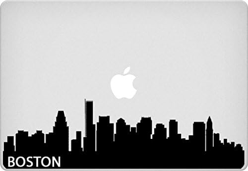 Boston Skyline Macbook Sticker Massachusetts